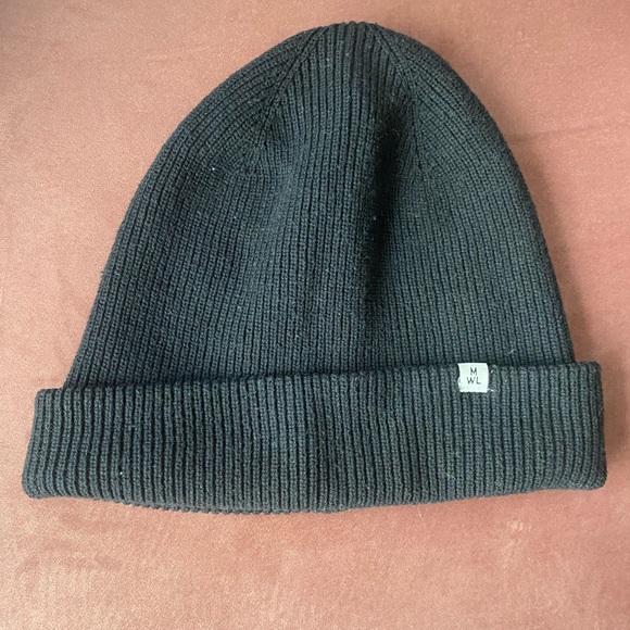 Madewell Black Recycled Cotton Cuffed 